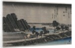 Night Rain at the Azuma Shrine, mid-1830s by Utagawa Hiroshige