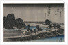 Night Rain at the Azuma Shrine, mid-1830s by Utagawa Hiroshige