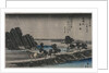 Night Rain at the Azuma Shrine, mid-1830s by Utagawa Hiroshige
