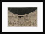 Night Scene, Street of Theatres, late 1700s-early 18002 by Unknown