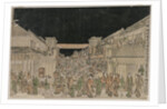Night Scene, Street of Theatres, late 1700s-early 18002 by Unknown