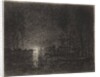 Nightpiece, original impression 1862, printed in 1921 by Charles François Daubigny