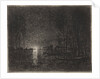Nightpiece, original impression 1862, printed in 1921 by Charles François Daubigny