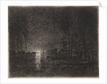 Nightpiece, original impression 1862, printed in 1921 by Charles François Daubigny