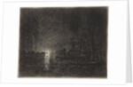 Nightpiece, original impression 1862, printed in 1921 by Charles François Daubigny