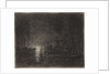 Nightpiece, original impression 1862, printed in 1921 by Charles François Daubigny