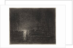 Nightpiece, original impression 1862, printed in 1921 by Charles François Daubigny
