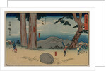 Nissaka: The Night-Weeping Stone at Sayo no Nakayama…, about 1848-50 by Utagawa Hiroshige