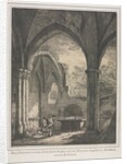 Notable Buildings of the Middle Ages in Germany: Ruins of the Church of the Virgin…, 1821 by Domenico Quaglio