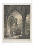 Notable Buildings of the Middle Ages in Germany: Ruins of the Church of the Virgin…, 1821 by Domenico Quaglio