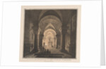 Notable Buildings of the Middle Ages in Germany: St. Margaret's Chapel in the Imperial…, 1819 by Domenico Quaglio