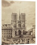 Notre Dame de Paris, early 1860s by Charles Soulier