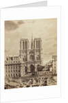 Notre Dame de Paris, early 1860s by Charles Soulier