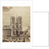 Notre Dame de Paris, early 1860s by Charles Soulier