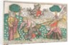 Nüremberg Bible: Manna Falling from Heaven, 1400s by Unknown