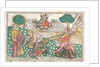 Nüremberg Bible: Manna Falling from Heaven, 1400s by Unknown