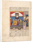 Nushirwan Sends Mihran Sitad to Fetch the Daughter of the King of China…, c. 1482 by Unknown