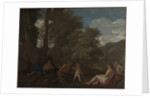 Nymphs and a Satyr, c. 1625-1627 by Nicolas Poussin