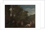 Nymphs and a Satyr, c. 1625-1627 by Nicolas Poussin