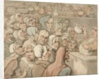 Old Maids at a Sale of Curiosities by Thomas Rowlandson