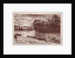 On the Banks of the Loing, 1896 by Alfred Sisley