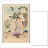 On the Road, A Lady of the Genko Era, from the series Thirty-six Elegant Selections, 1894 by Mizuno Toshikata