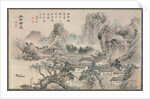 One of Eight Views of Xiao and Xiang Rivers, 1788 by Tani Bunch?