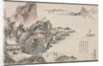One of Eight Views of Xiao and Xiang Rivers, 1788 by Tani Bunch?