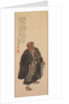 Oni Nembutsu, Standing with Head Raised and Howling, late 19th-early 20th century by Shonen Suzuki