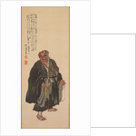 Oni Nembutsu, Standing with Head Raised and Howling, late 19th-early 20th century by Shonen Suzuki