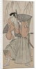 Onoe Matsusuke I as a Samurai Standing Beneath a Cherry Tree, late 1780s by Katsukawa Shunei