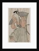 Onoe Matsusuke I as a Samurai Standing Beneath a Cherry Tree, late 1780s by Katsukawa Shunei