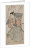 Onoe Matsusuke I as a Samurai Standing Beneath a Cherry Tree, late 1780s by Katsukawa Shunei