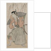 Onoe Matsusuke I as a Samurai Standing Beneath a Cherry Tree, late 1780s by Katsukawa Shunei
