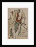 Otani Hiroji III as a Samurai Standing Beside a Stream, c. 1780 by Katsukawa Shunko