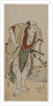 Otani Hiroji III as a Samurai Standing Beside a Stream, c. 1780 by Katsukawa Shunko