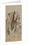 Otani Hiroji III as a Samurai Standing Beside a Stream, c. 1780 by Katsukawa Shunko