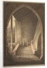 Outer Staircase of a Gothic Ruin, 1830 by Domenico Quaglio