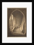 Outer Staircase of a Gothic Ruin, 1830 by Domenico Quaglio