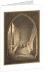 Outer Staircase of a Gothic Ruin, 1830 by Domenico Quaglio