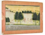 Page from a Bhagavata Purana: Nanda and the elders in council with the gopas, c. 1690-1700 by Unknown