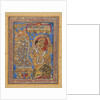 Page from a Kalpa-sutra: Indra paying homage to Mahavira, early 16th century by Unknown