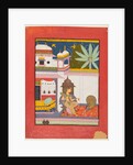 Page from a Ragamala series: Gujari Ragini, c. 1680 by Unknown