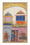 Page from Tales of a Parrot: Eighth night: A woman asks her lover to leave…, c. 1560 by Unknown