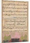 Page from Tales of a Parrot: Eighth night: Landscape with a lotus, c. 1560 by Unknown