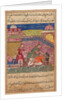 Page from Tales of a Parrot: Eighth night: The deceitful wife ejects…, 1558-1560 by Shravana