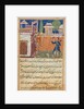 Page from Tales of a Parrot: Eighth night: The deceitful wife returns…, 1558-1560 by Shravana