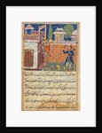 Page from Tales of a Parrot: Eighth night: The deceitful wife returns…, 1558-1560 by Shravana