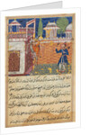 Page from Tales of a Parrot: Eighth night: The deceitful wife returns…, 1558-1560 by Shravana
