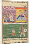 Page from Tales of a Parrot: Eighth night: The handmaiden again appeals…, c. 1560 by Unknown